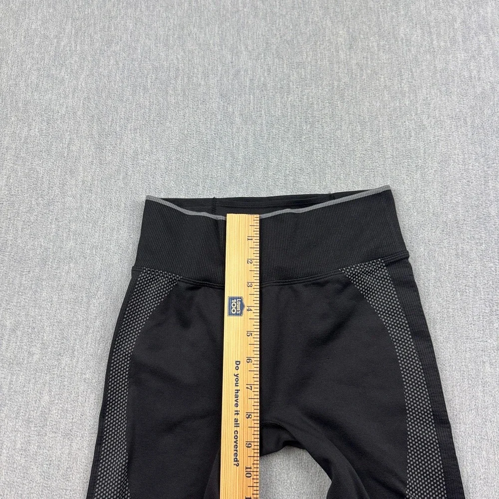 Victoria Secrets Leggings Womens Small Black Seamless Tight Pink Active Gym Yoga